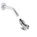 Shower Head Holder for Hand Held Showerheads，Adjustable Shower Arm Mount with Universal Wall Hook Bracket ABS Plastic Polished Chrome - B07FBGNV8D